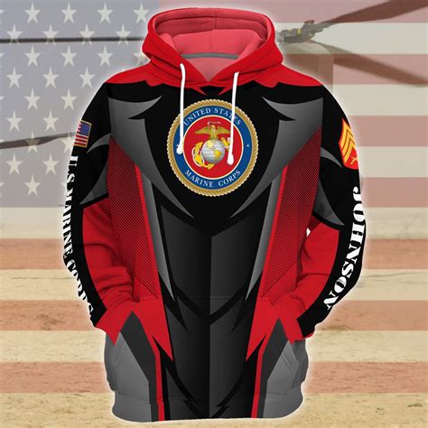 Us Marine Corps Sport Style Us Marine Corps Hoodie T For