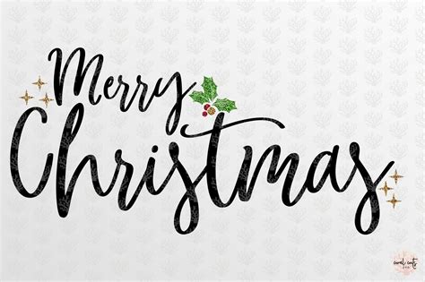 Merry Christmas Christmas Svg Eps Dxf Png By Coralcuts Thehungryjpeg