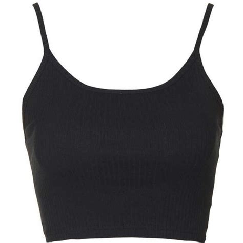 black tank crop top