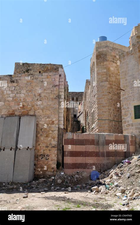 Palestinian Town Of Hebron Under Israeli Occupation Al Shuhhada Street