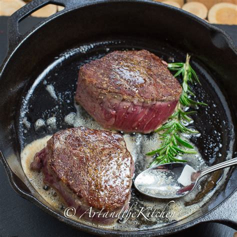 If you have thick steaks have oven preheated to 350ºf. Simple Pan Fried Steak | Art and the Kitchen