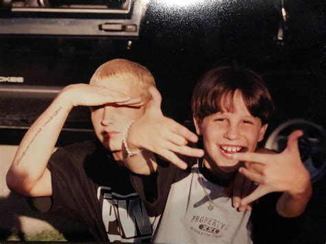 Eminem With Jake Bass Son Of Jeff Bass Eminem