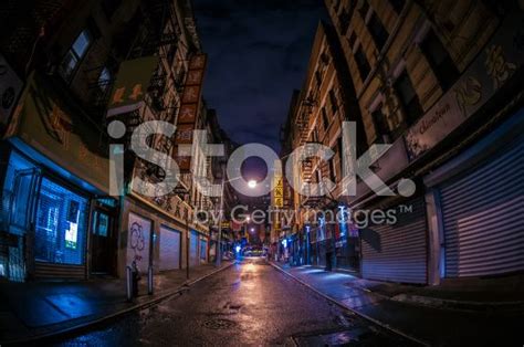 Dark Abandoned Alley In New York Citys Chinatown Stock Images Free