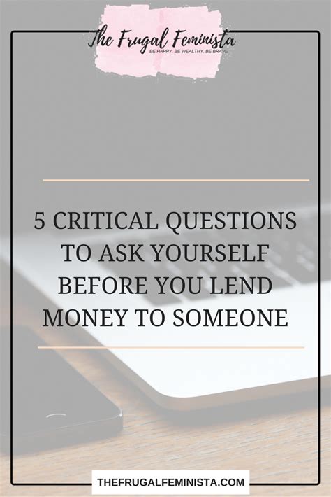 The following four phrases are some of the most commonly taught and used ways to say how are you doing in french. 5 Critical Questions to Ask Yourself Before You Lend Money ...