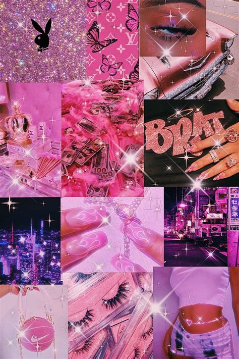 Baddie Wallpapers Blue Baddie Aesthetic Collage Pink Baddie Images