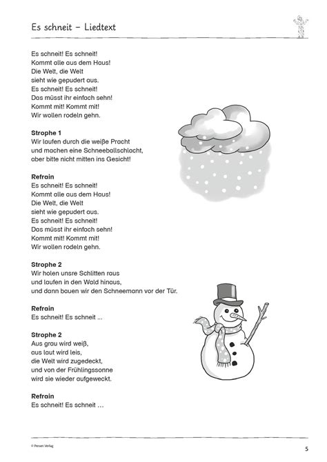 Künstler rolf zuckowski titel es schneit. Es Schneit Es Schneit Kommt Alle Aus Dem Haus Text ...