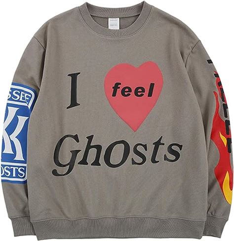 Lucky Me I See Ghosts I Feel Ghosts Sweatshirt Hip Hop Rapper