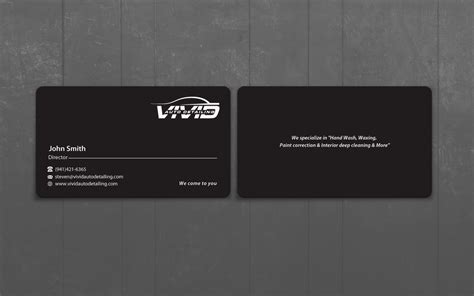 Check spelling or type a new query. Business card for mobile auto detailing company by Vividdetail