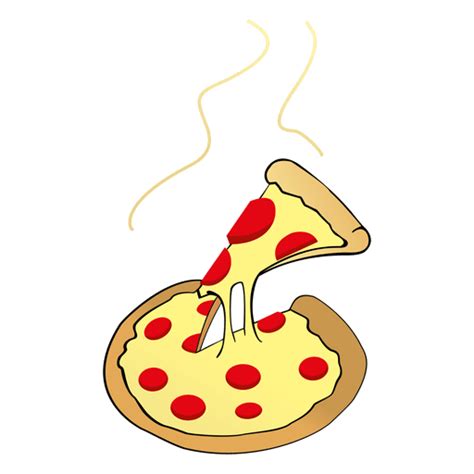 Cheese Pizza Cartoon Transparent Png And Svg Vector File
