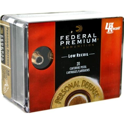 Buy Federal Hst Micro 38 Special Ammo 130 Grain P Jacketed Hollow