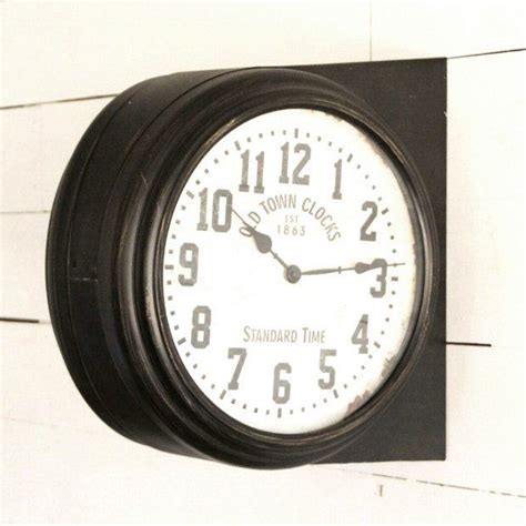 Old Town Station Wall Clock Clock Wall Clock Clock Decor