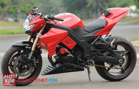The latest news about the motion car sport bike (sports bike) the entry. Modifikasi Ninja 250 Street Fighter