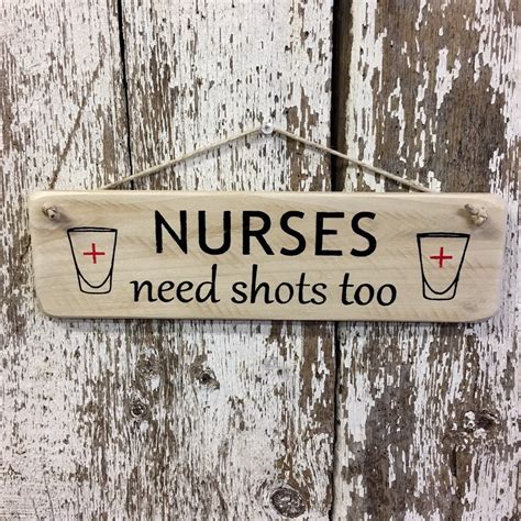 Nurse Sign Nursing Station Signs Funny Nurse Ts Nurses Etsy