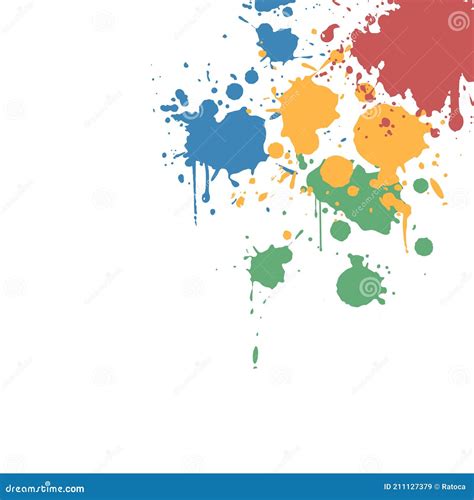 Creative Design Of Decorative Color Splash Background Stock Vector