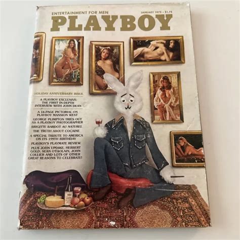 PLAYBOY MAGAZINE JANUARY 1975 Playmate Lynnda Kimball Playboy Dime