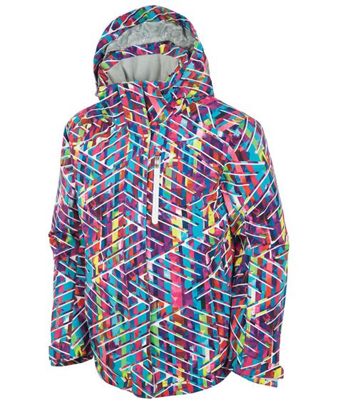 girls naquita waterproof insulated stretch jacket sunice