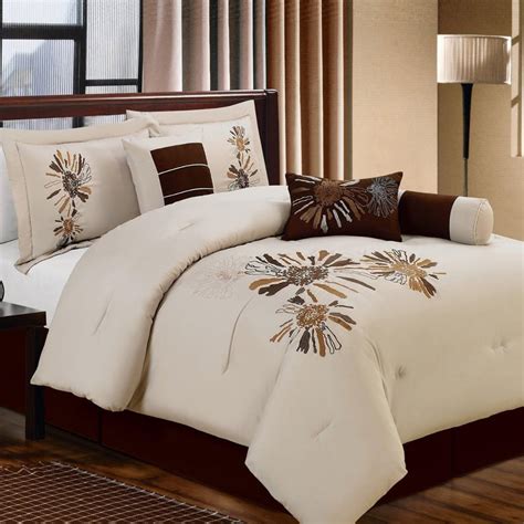 Modern Embroidered Comforter Set