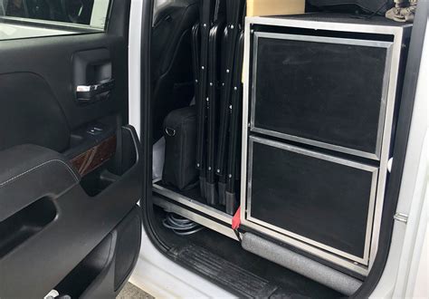 Backseat Drawer Storage System Truck Camper Adventure