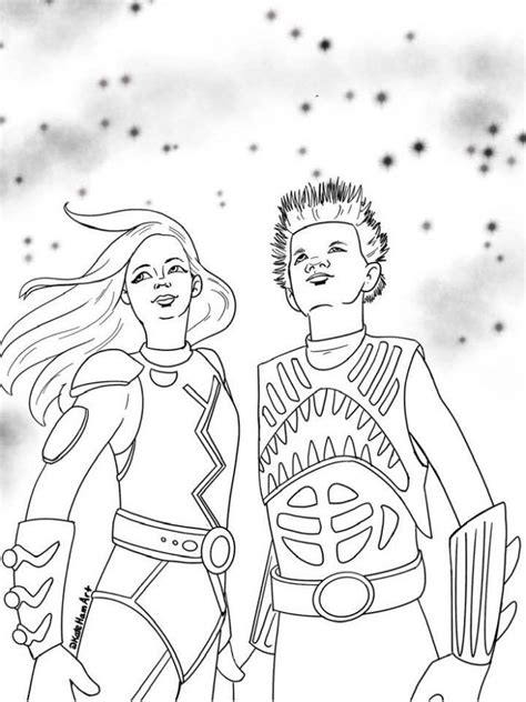 Sharkboy And Lavagirl Free Printable Coloring Sheet In 2021 Sharkboy