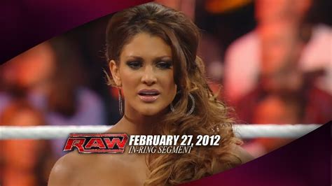 Swwe Wwe Raw 022712 Eve Torres Segment Kelly Kelly And Alicia