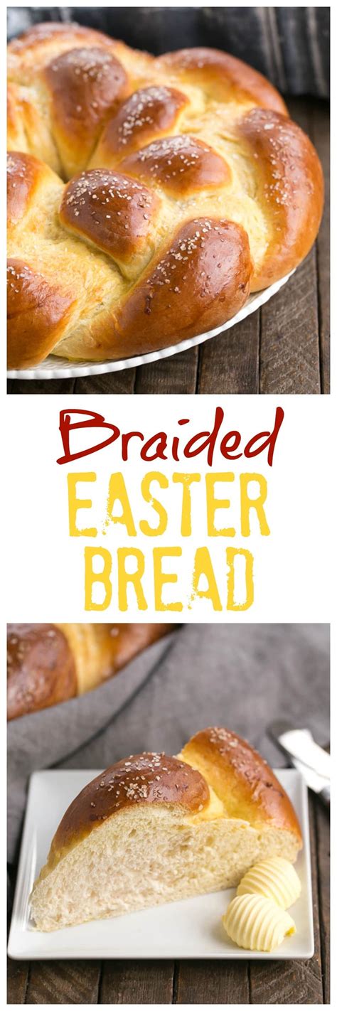 I love making fresh homemade bread! Braided Easter Bread Recipe - That Skinny Chick Can Bake
