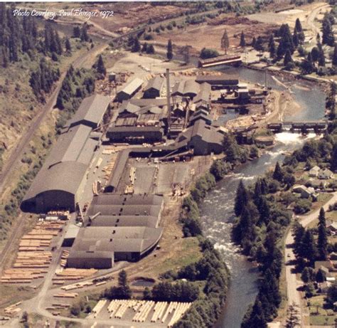 Edward Hines Lumber Co Mill In Westfir Oregon Photo Courtesy Of Paul