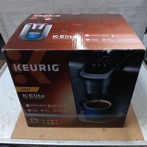 Keurig K Elite K90 Single K Cup Pod Coffee Maker Brushed Slate Ebay