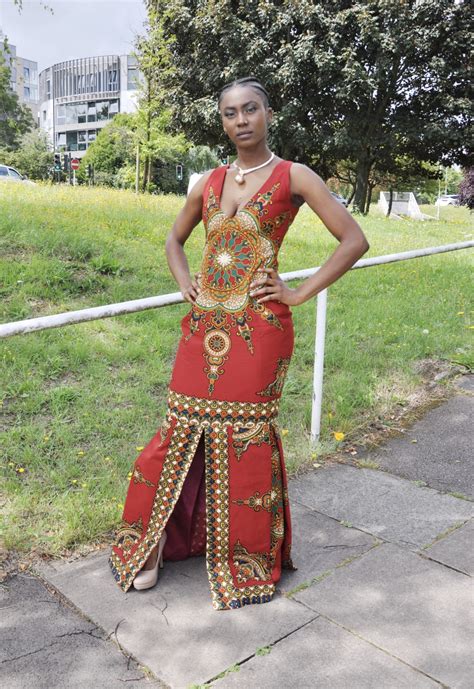 African Dashiki Fusion Flare Dress African Clothing Store Jt Aphrique