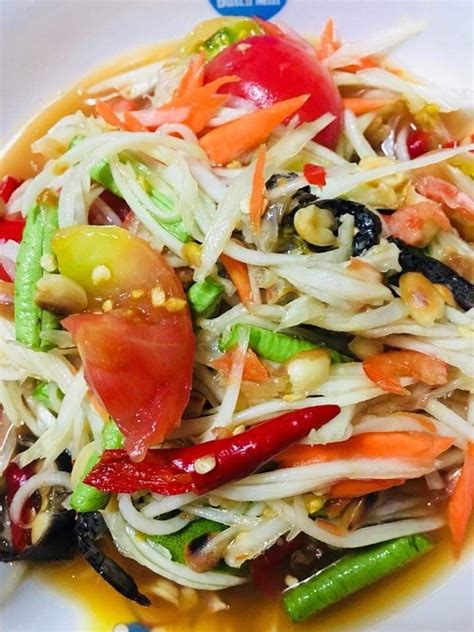 Maybe you would like to learn more about one of these? Thai food ส้มตำ | Food, Thai recipes, Caprese salad