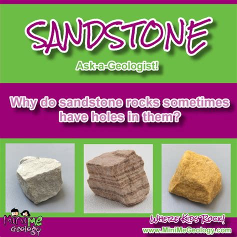 Mini Me Geology Blogwhy Do Sandstone Rocks Sometimes Have Holes In Them