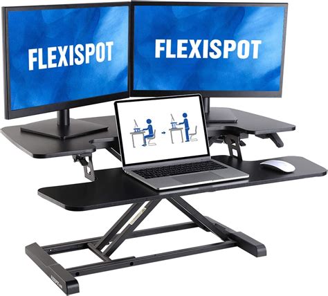 Office Flexispot Adjustable Sit Stand Desk Standing Converter