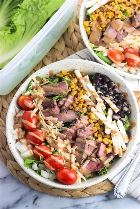 Any of those cuts will taste great grilled due to the significant marbling of fat, which leaves the meat tender, and flavorful. Southwestern BBQ Steak Salad - My Sequined Life