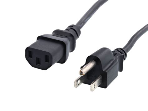 5 Ft Power Cord C13 Standard System Computer Cable Store