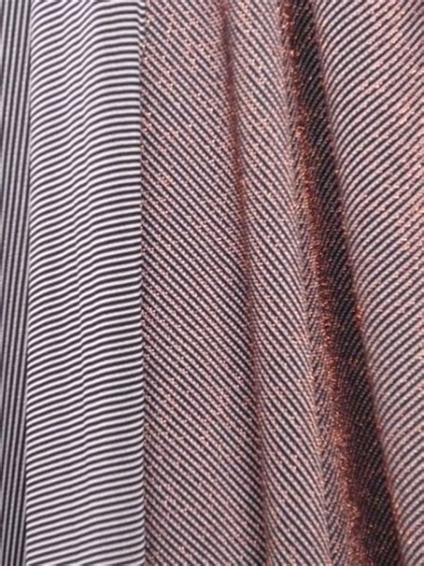 Slinky Glitter Stripe 4 Way Stretch Jersey Fabric 114 Cms