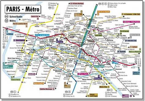 Map Of Paris Metro System