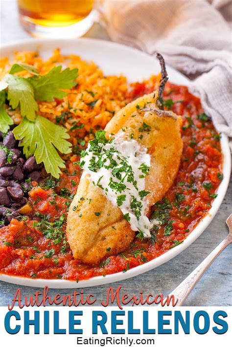 Look for an enchilada sauce with less than 300 mg of sodium per serving, such as hatch brand. Chile Relleno Mexican Food | Stuffed chili relleno recipe ...