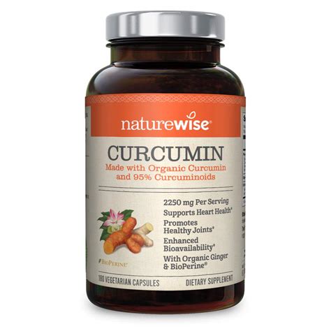 Naturewise Organic Curcumin Turmeric With Curcuminoids Mg Max