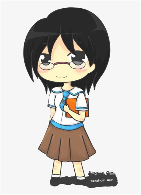 Download Chibi School Girl 3 By Rachael Kun On Deviantart Vector