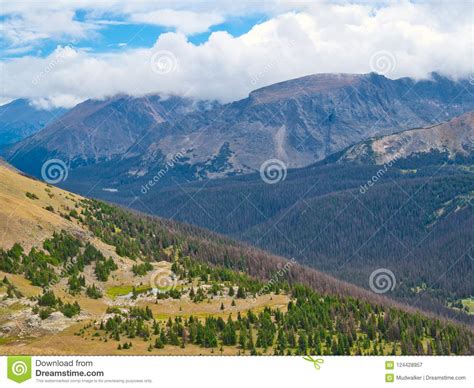 Tundra And Mountains On Trail Ridge Stock Image Image Of Tundra