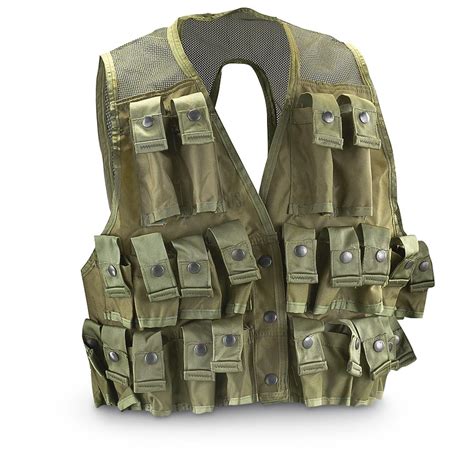 New Us Military Grenade Vest Olive Drab 176510 Vests At Sportsman