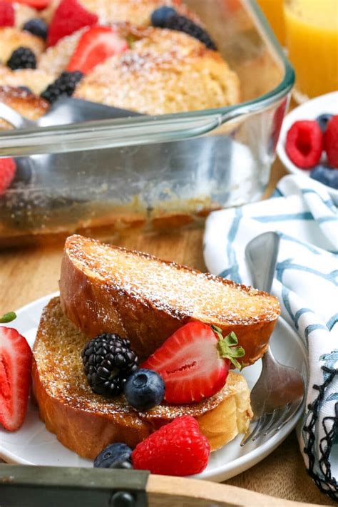 Overnight Baked French Toast Casserole All Things Mamma