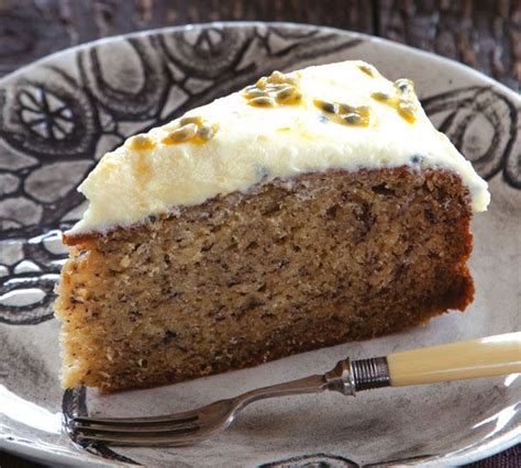 The Ultimate Banana Cake With Passionfruit Honey Frosting Annabel