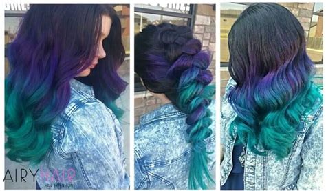Top 15 Pink Teal And Blue Ombré Hair Extensions And Color