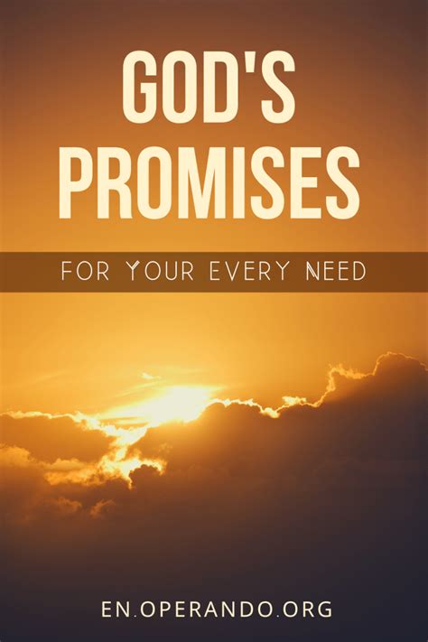 Gods Promises For Your Every Need