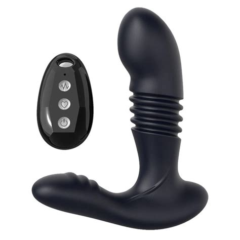 Cheap Anal Automatic Telescopic Male Prostate Massager Wireless Remote Control Thrusting Butt