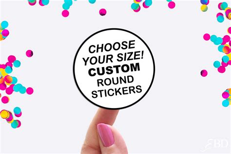 Custom Round Stickers Custom Labels Round Labels Custom Clear Stickers Custom Stickers