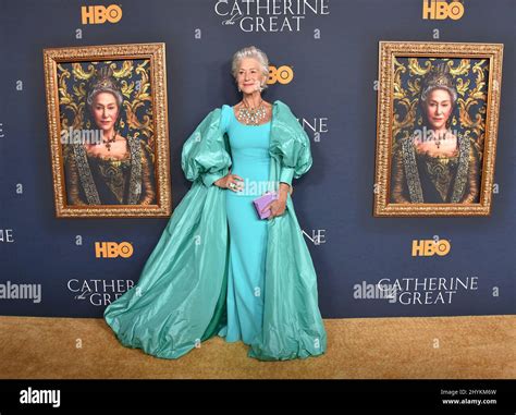 Helen Mirren At The Los Angeles Premiere Of Hbos Catherine The Great Held At The Hammer