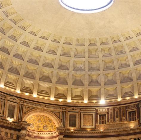 Inside The Pantheon Rome Italy Stock Photo Image Of Rock Inside