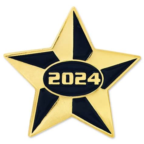 2024 Blue And Gold Star Pin Pinmart