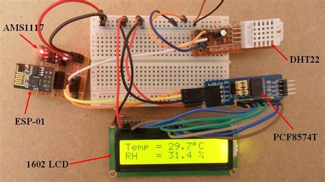 Esp8266 With Dht11 And Dht22 Sensors Simple Projects